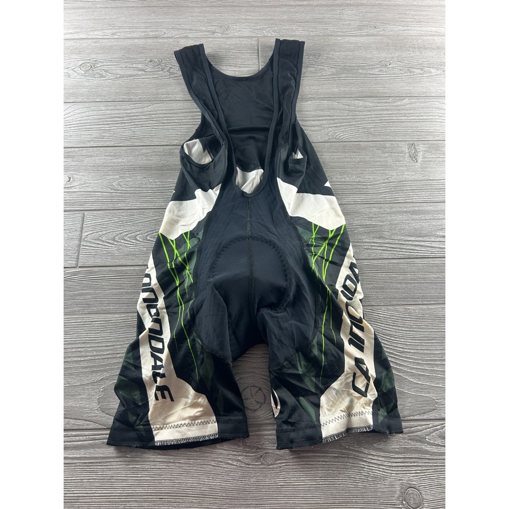 Cannondale Mens Triathlon Suit Sleeveless Padded Bib Black White Green